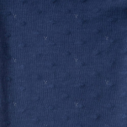 Polka Dot Textured Jersey POISRELIEF Indigo / Indigo